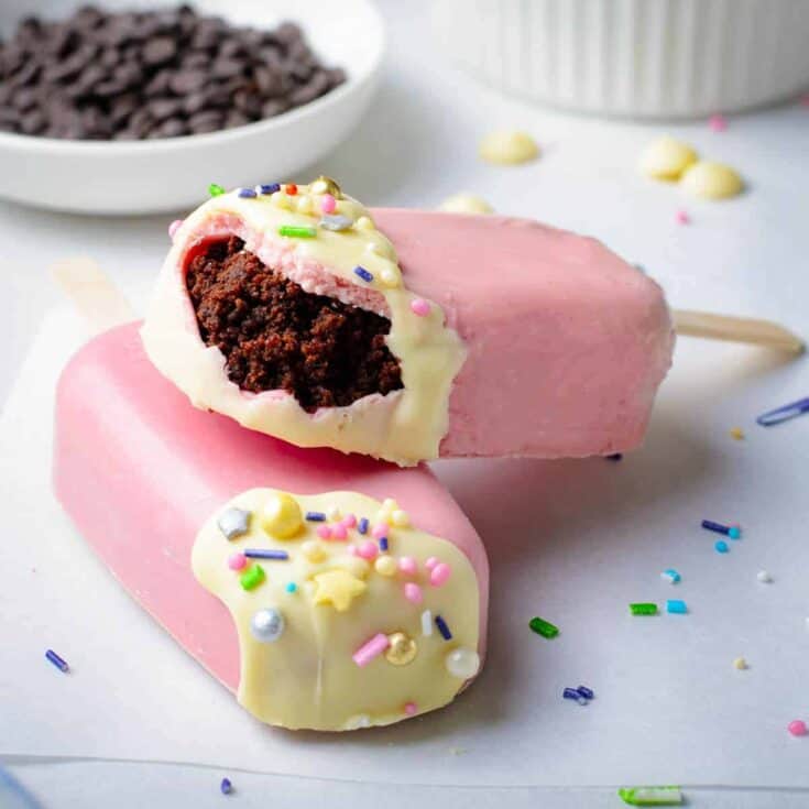 Image for Brownie Cakesicles Recipe