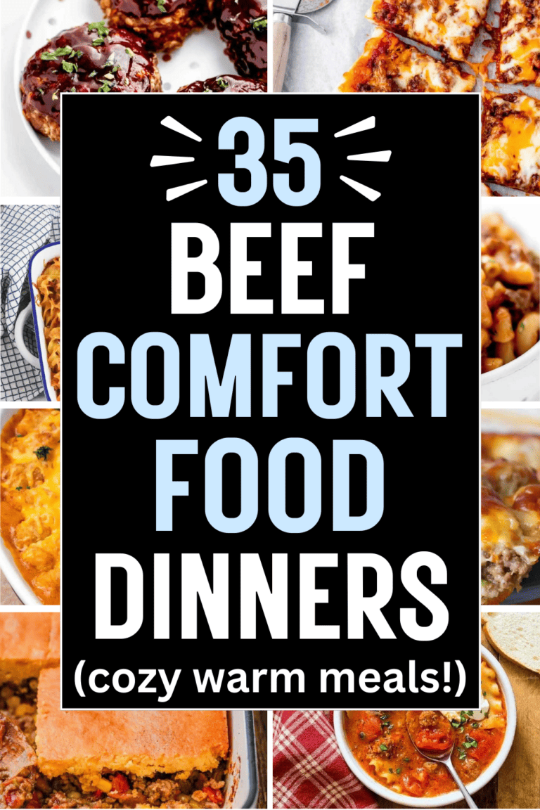 35 Cozy Ground Beef Comfort Food Dinners for Chilly Days