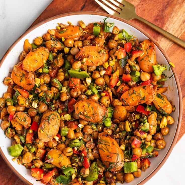 Image for Baked Carrot and Chickpea Salad