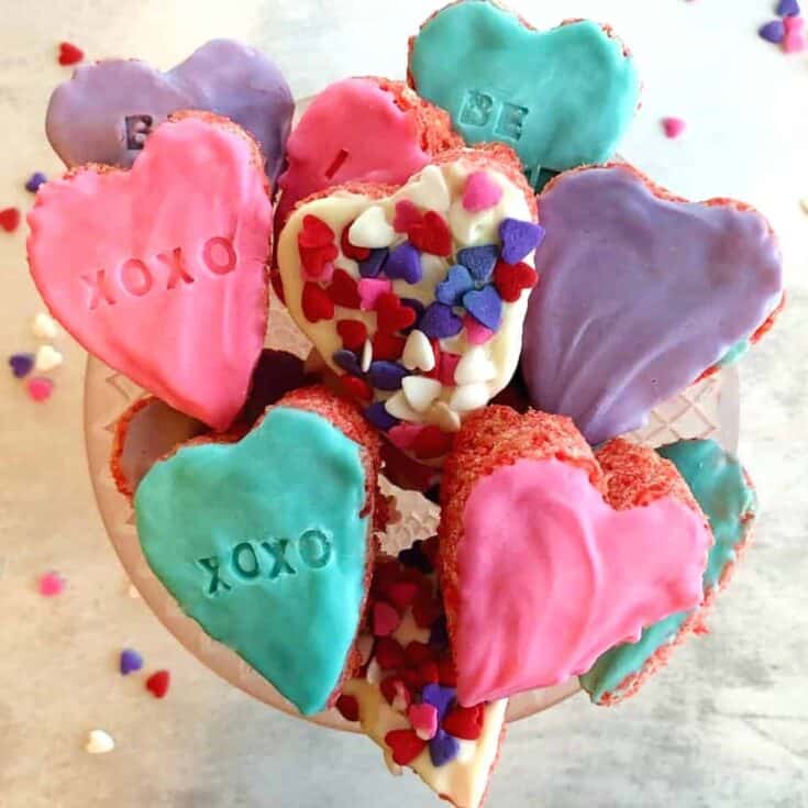 Image for Conversation Heart Rice Krispie Treats