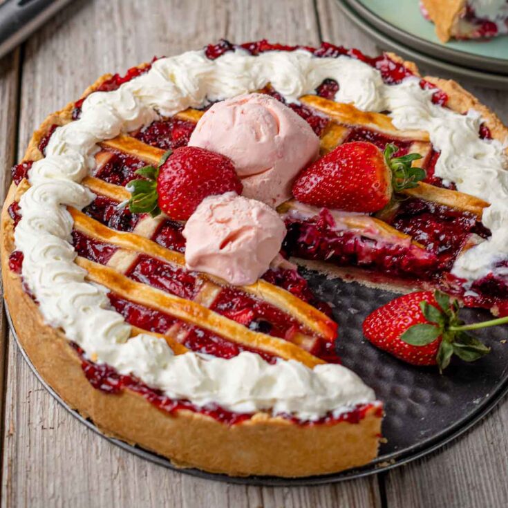 Image for Strawberry Lattice Pie