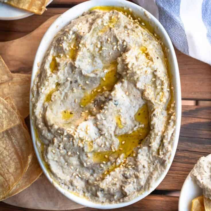 Image for Smoked Eggplant Tahini Dip 