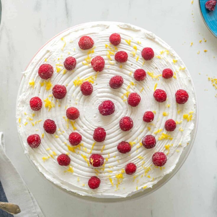 Image for Lemon Curd Cake with White Chocolate Swiss Buttercream