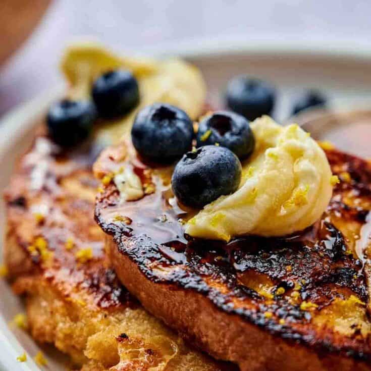 Image for Lemon & Blueberry Mascarpone French Toast