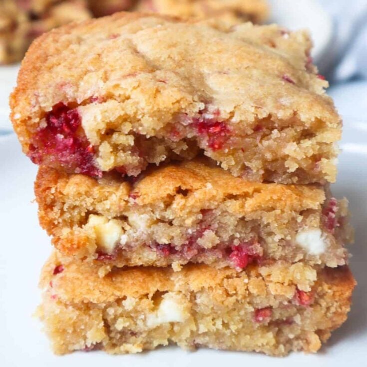 Image for White Chocolate Raspberry Blondies