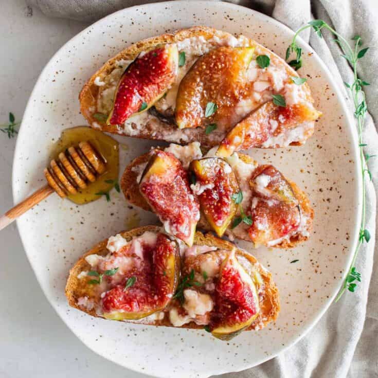 Image for Baked Feta Recipe with Figs and Honey