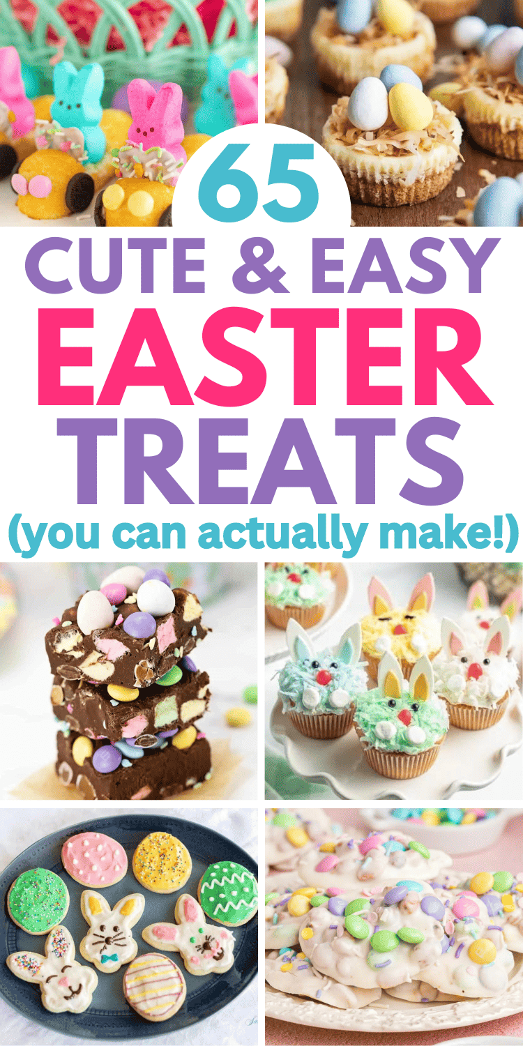 Cute Easter treats and sweet snacks! These easy Easter treats desserts, easy easter themed desserts, homemade easter treats simple, easter sweet treats ideas, easter party snack ideas, quick and easy easter desserts sweet treats, fun easter dessert ideas homemade, easy spring treats for kids, easter sweet treats ideas, quick and easy easter snacks, diy easter treats for school, diy easter treats for kids, cute easter dessert recipes, easy easter potluck recipes, easter party food dessert