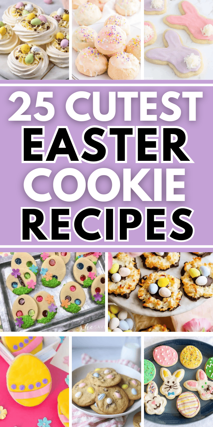 Cute Easter cookie ideas! These quick and easy easter treats are easter cookies recipes easy, easy easter desserts cookies, easy easter cookies simple desserts, easter chocolate chip cookies easy recipes, easy easter cookies decorated ideas, easter egg cookies decorated easy, easter snacks for coworkers, easter sugar cookies with royal icing recipe, easter bunny cookies decorated easy, spring cookies recipes easter desserts, easter food ideas desserts easy recipes, easter bakery ideas sweets.