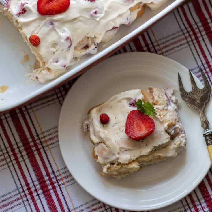 Image for No-Bake Strawberry Tiramisu