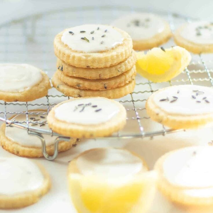 Image for Lemon Lavender Shortbread Cookies