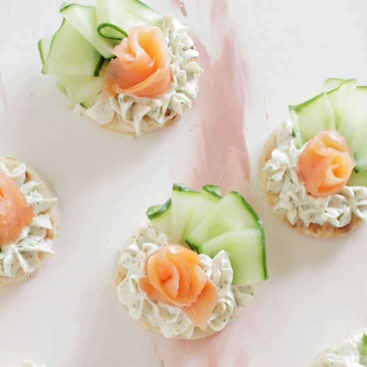 Image for Smoked Salmon Canapes with Cucumber