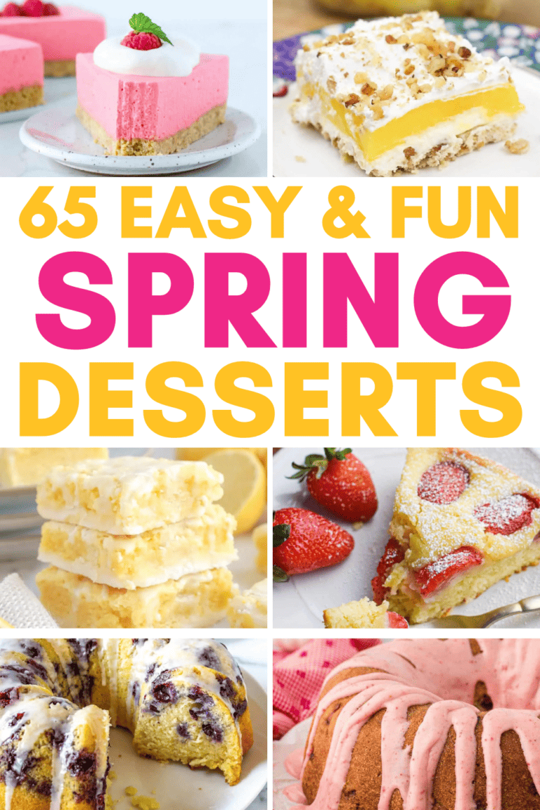 65 Bright Spring Dessert Ideas to Sweeten the Season