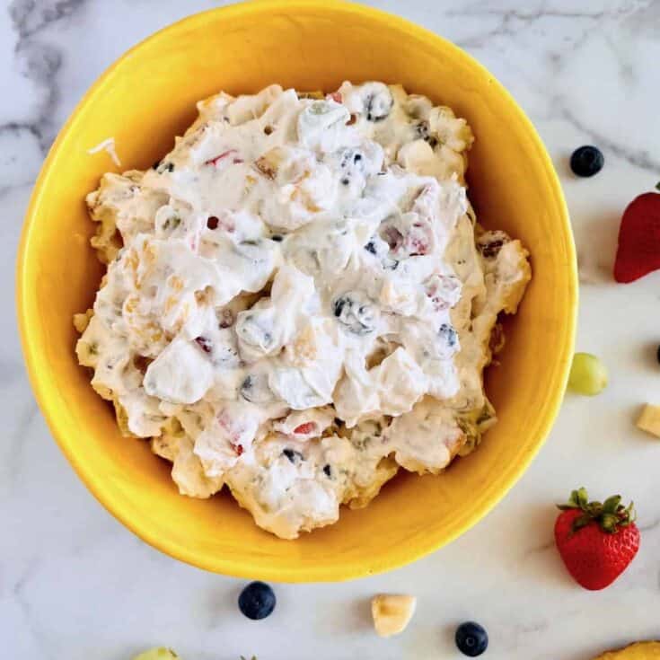 Image for Old Fashioned Creamy Fruit Salad