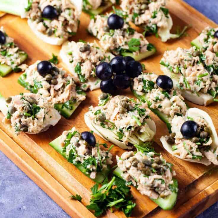 Image for Fennel-Cucumber Bites with Creamy Tuna