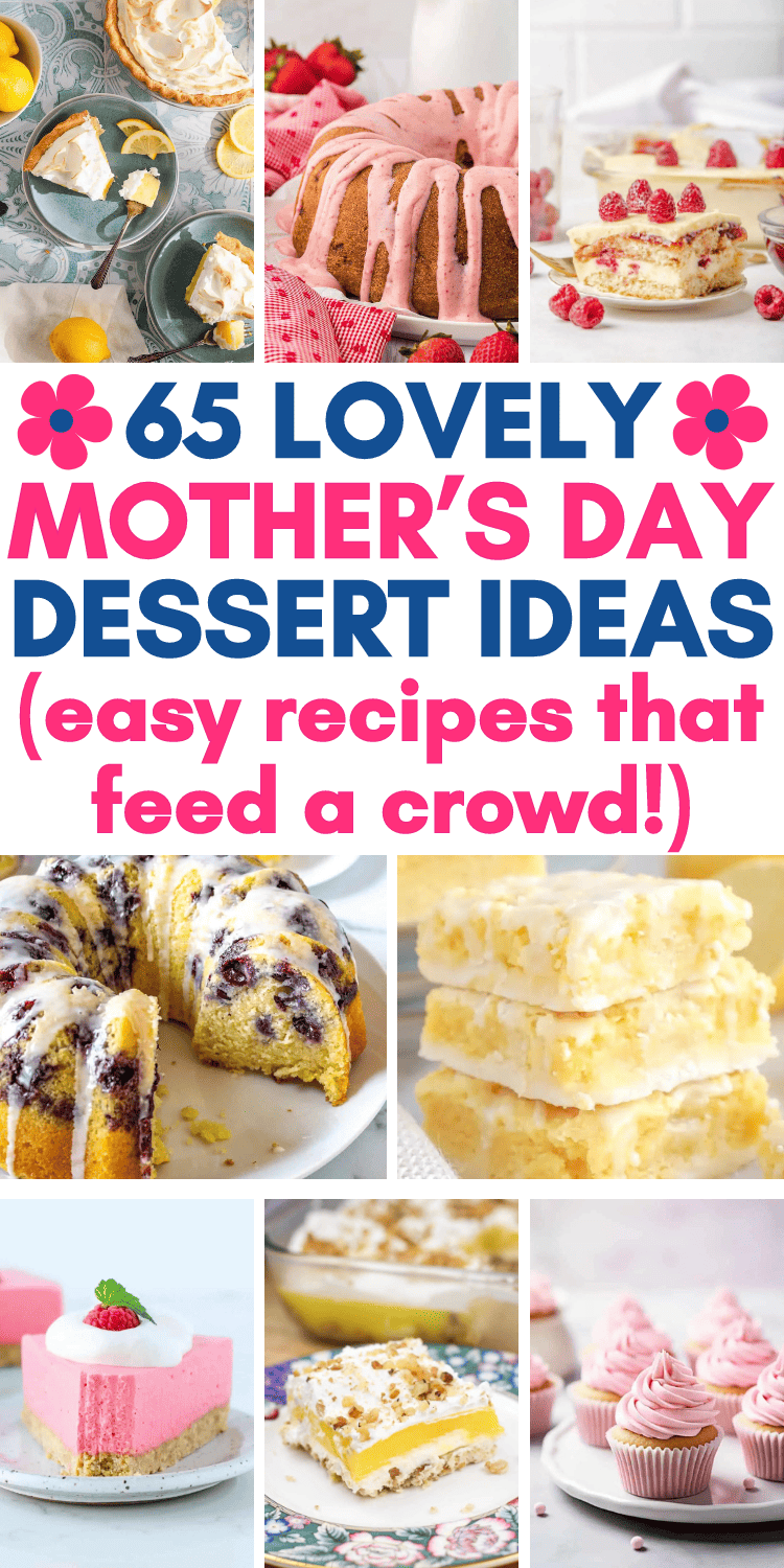 Fun Mother’s Day desserts recipes! These easy mothers day baking ideas are mother's day treats desserts, mothers day desserts recipes easy, mothers day dessert ideas chocolate, mothers day treats desserts boxes, mother’s day dessert ideas easy, mothers day cupcakes ideas mom, mothers day cake ideas simple, mothers day treat ideas desserts, mothers day dessert cookies, mothers day dinner ideas meals, desert recipes for mother’s day, desert recipes for mother s day, easy fancy dessert recipes