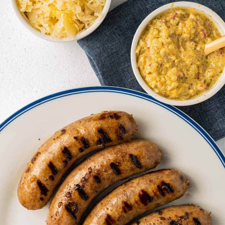 Image for Grilled Brats with Mustard Relish 