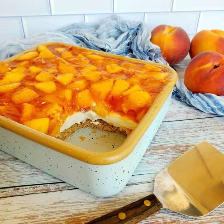 Image for No Bake Peach Delight 