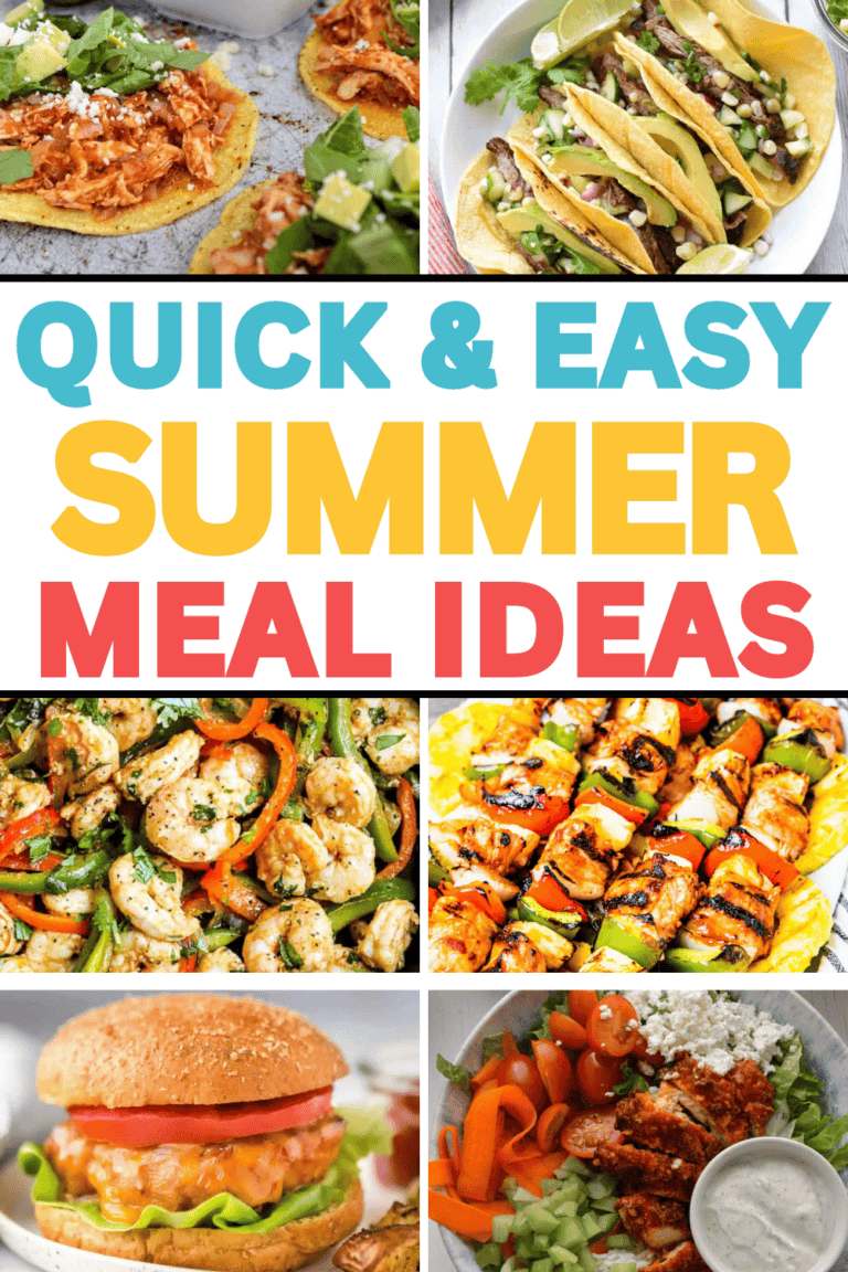 85 Quick & Easy Summer Meal Ideas for Busy (or Lazy) Days