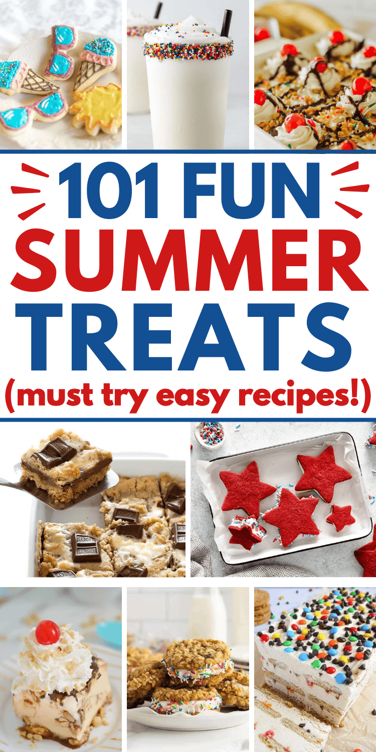 Fun summer treats to make! These summer sweet treat ideas are easy summer treats desserts, summer party treats easy desserts, easy desserts summer sweet treats, summer desserts easy no bake treats, mini desserts for parties summer, healthy summer dessert recipes sweet treats, fun summer treats desserts, fun summer treats for kids snacks ideas, fun summer snack recipes, summer snacks aesthetic, dessert recipes easy quick simple sweet treats, summer cookie recipes easy, cute summer cupcakes ideas.