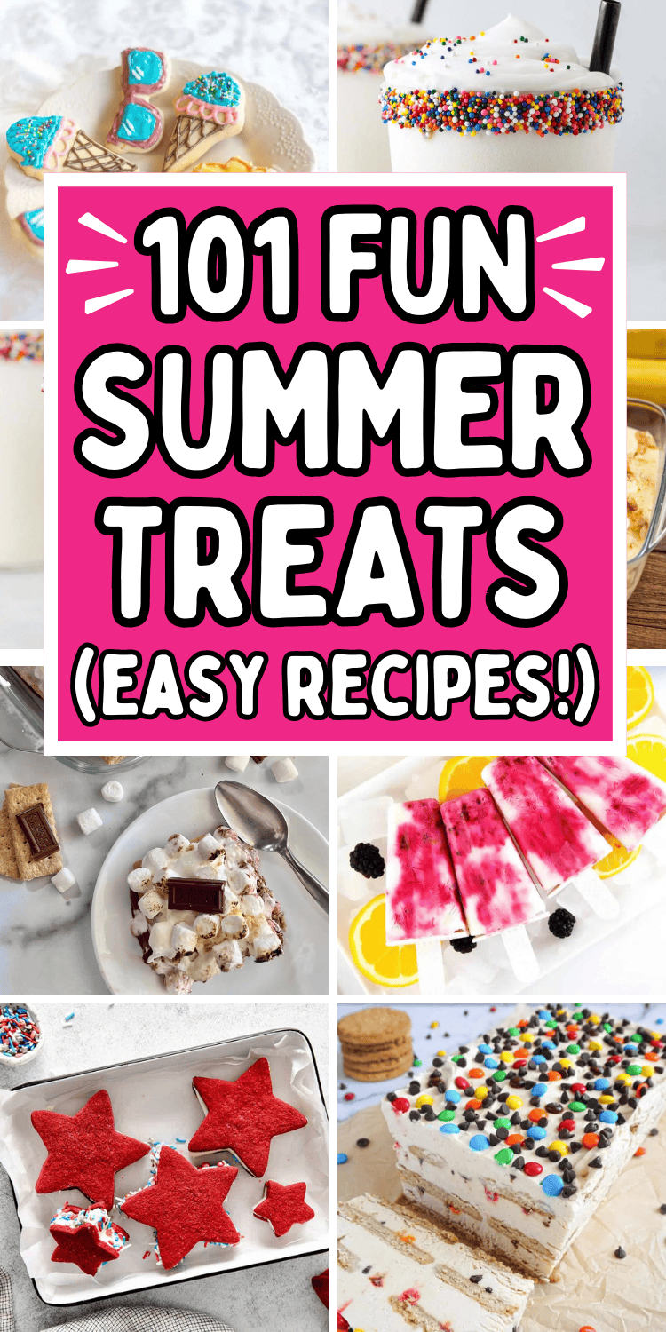 Fun summer treats to make! These summer sweet treat ideas are easy summer treats desserts, summer party treats easy desserts, easy desserts summer sweet treats, summer desserts easy no bake treats, mini desserts for parties summer, healthy summer dessert recipes sweet treats, fun summer treats desserts, fun summer treats for kids snacks ideas, fun summer snack recipes, summer snacks aesthetic, dessert recipes easy quick simple sweet treats, summer cookie recipes easy, cute summer cupcakes ideas.