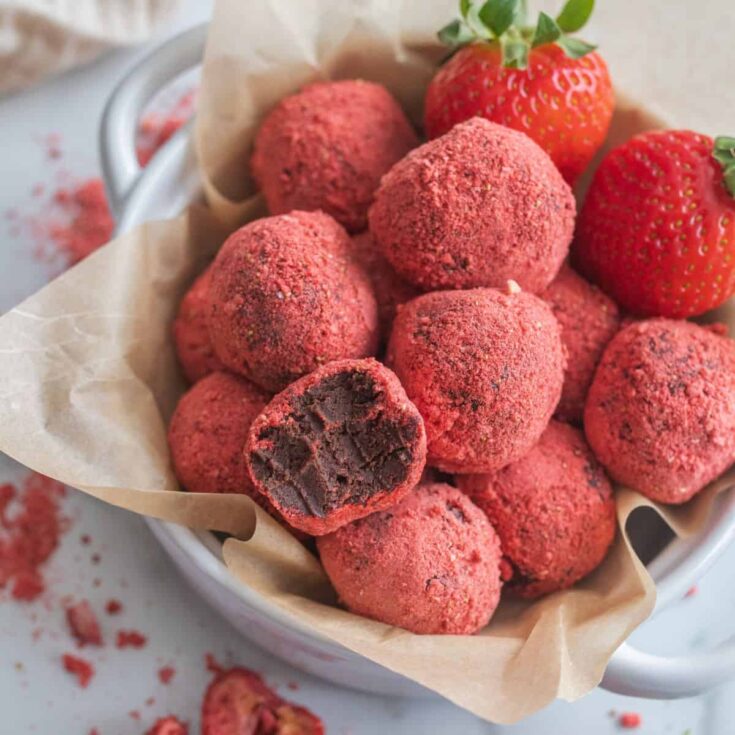 Image for Strawberry Chocolate Truffles