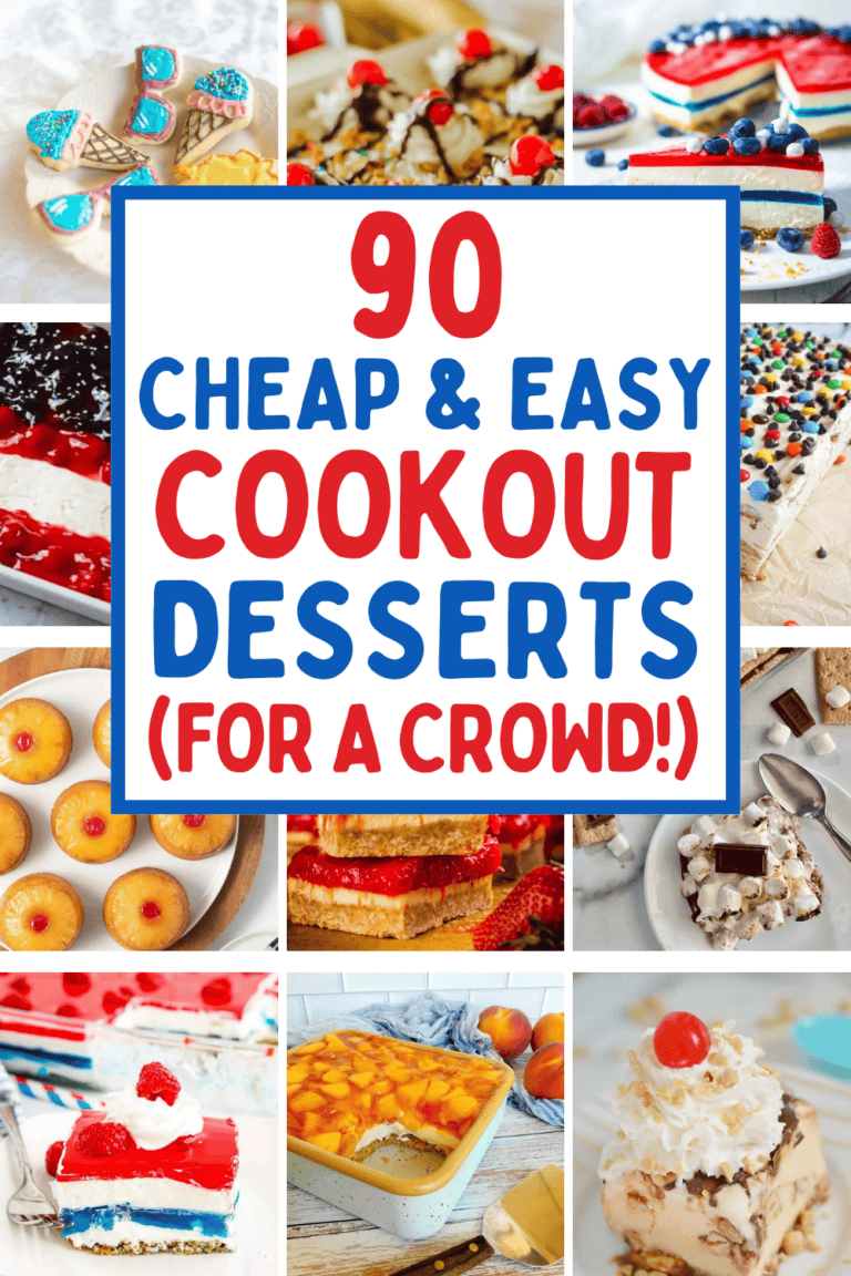 90 Easy BBQ Cookout Desserts for a Crowd