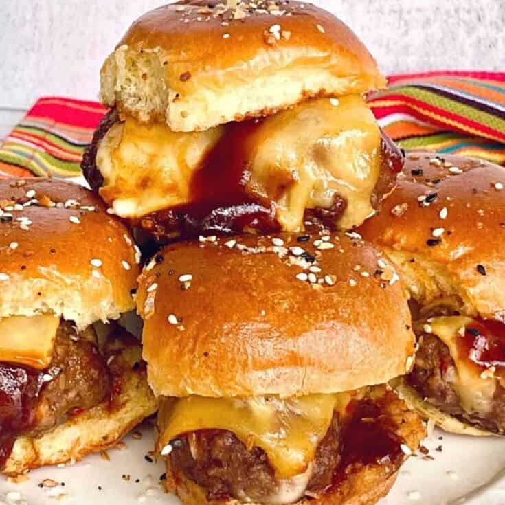 Image for Cheesy Meatball Sliders