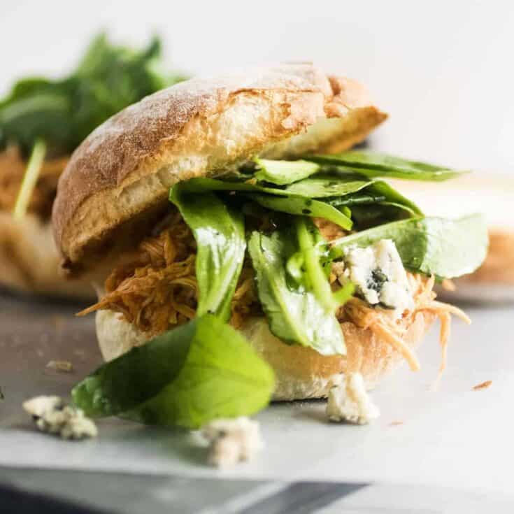 Image for Slow Cooker Buffalo Chicken Sliders