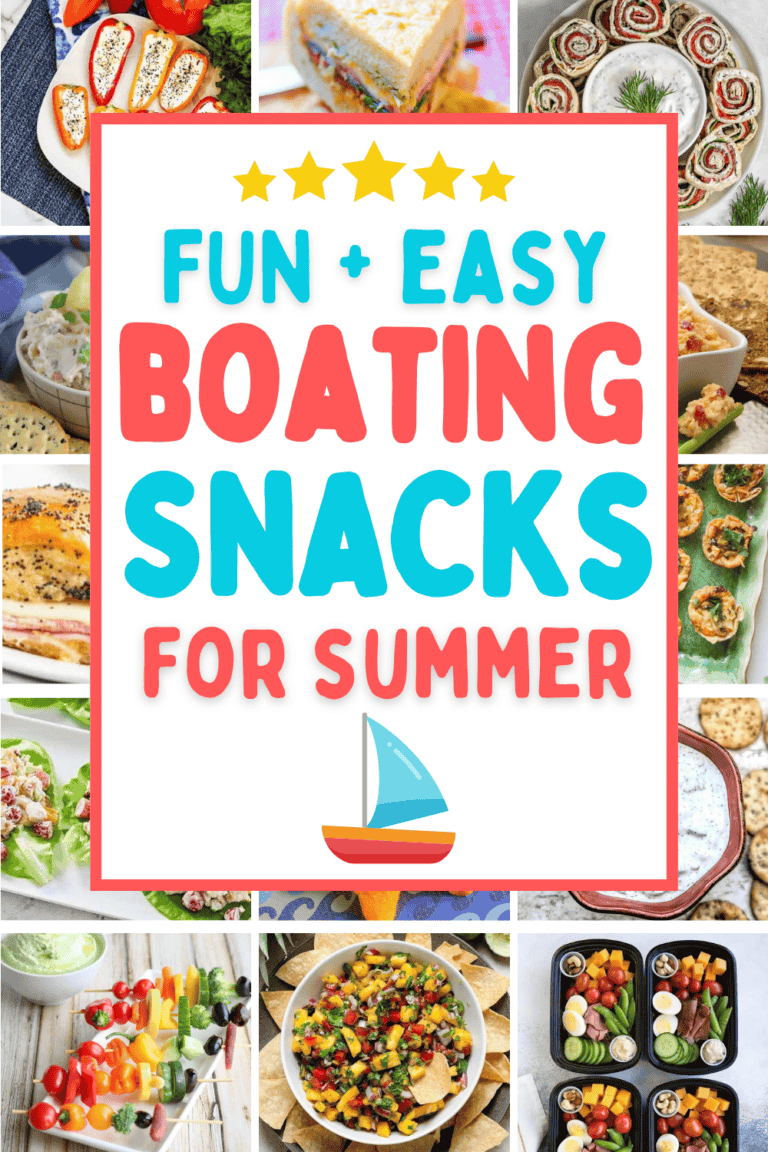 65 Easy Boating Snacks & Food Ideas for Fun Summer Days