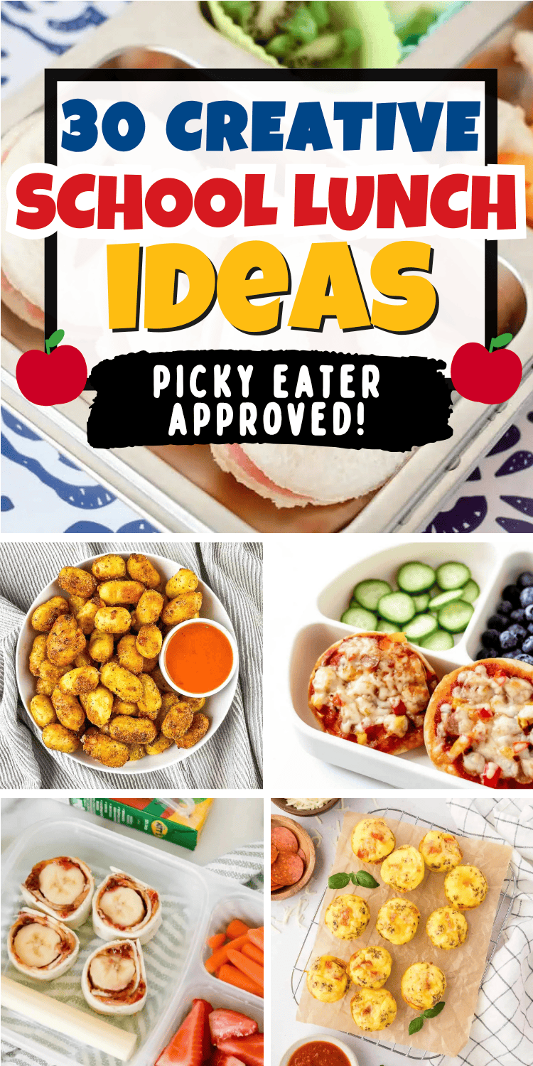 Easy kids lunch ideas for school! How to make kid-friendly lunches they’ll actually eat! These school lunch box ideas include non sandwich lunches, bento box lunch ideas and healthy cold school lunches for picky eaters. Packed School Lunch Ideas For Kids, Ideas For Kids' Lunch Packing, Preschool Friendly Lunches, Kid approved meals, Cold Lunchbox Ideas For Kids, Lunch Ideas Kids, back to school lunch ideas, Kids Lunchables Lunchbox Ideas, school lunch ideas aesthetic, school lunch snacks, picky eater lunch easy, Simple School Lunches For Kids, Packed Lunches For Kids, Cold School Lunches, Kid Lunch Ideas For Picky Eaters, On The Go Lunches For Kids, Bento School Lunch Ideas For Kids, Bento Style Lunch Ideas, School Lunches For Kindergarten, Picky Eater Kids Lunch Ideas, Lunch Box Ideas.