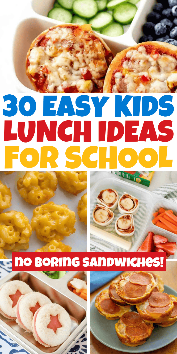Easy kids lunch ideas for school! How to make kid-friendly lunches they’ll actually eat! These school lunch box ideas include non sandwich lunches, bento box lunch ideas and healthy cold school lunches for picky eaters. Packed School Lunch Ideas For Kids, Ideas For Kids' Lunch Packing, Preschool Friendly Lunches, Kid approved meals, Cold Lunchbox Ideas For Kids, Lunch Ideas Kids, back to school lunch ideas, Kids Lunchables Lunchbox Ideas, school lunch ideas aesthetic, school lunch snacks, picky eater lunch easy, Simple School Lunches For Kids, Packed Lunches For Kids, Cold School Lunches, Kid Lunch Ideas For Picky Eaters, On The Go Lunches For Kids, Bento School Lunch Ideas For Kids, Bento Style Lunch Ideas, School Lunches For Kindergarten, Picky Eater Kids Lunch Ideas, Lunch Box Ideas.