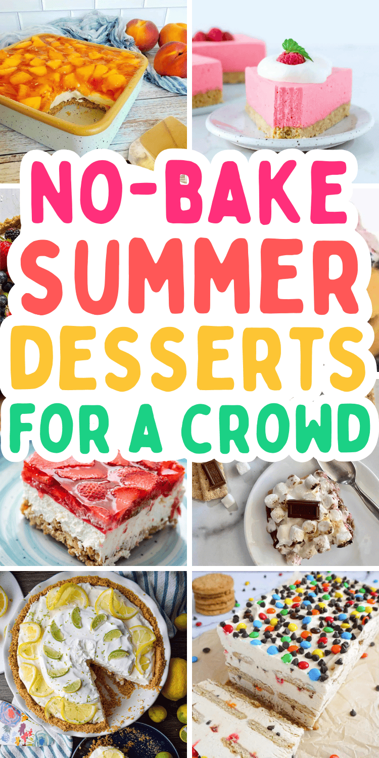 Easy no bake summer desserts for a crowd! Light dessert recipes like the best easy strawberry desserts, icebox cakes, lemon desserts, no bake cheesecake recipes, cream pies, trifles and dessert bars. Easy summer dessert recipes, easy no bake strawberry icebox cake, healthy summer desserts, quick desserts for a crowd, simple summer desserts, potluck desserts crowd pleasers, cold summer desserts, cookout desserts for a crowd, summer potluck dishes, spring desserts, bbq potluck ideas, fun summer desserts, cookout food ideas, easy summer desserts, outdoor summer party food, best summer desserts, backyard bbq party food, quick summer desserts, healthy dessert recipes easy, picnic dessert ideas, make ahead cool summer treats desserts, gluten free summer desserts, summertime desserts parties.