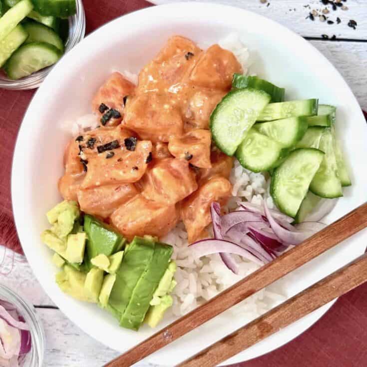 Image for Hawaiian Salmon Poke Bowl