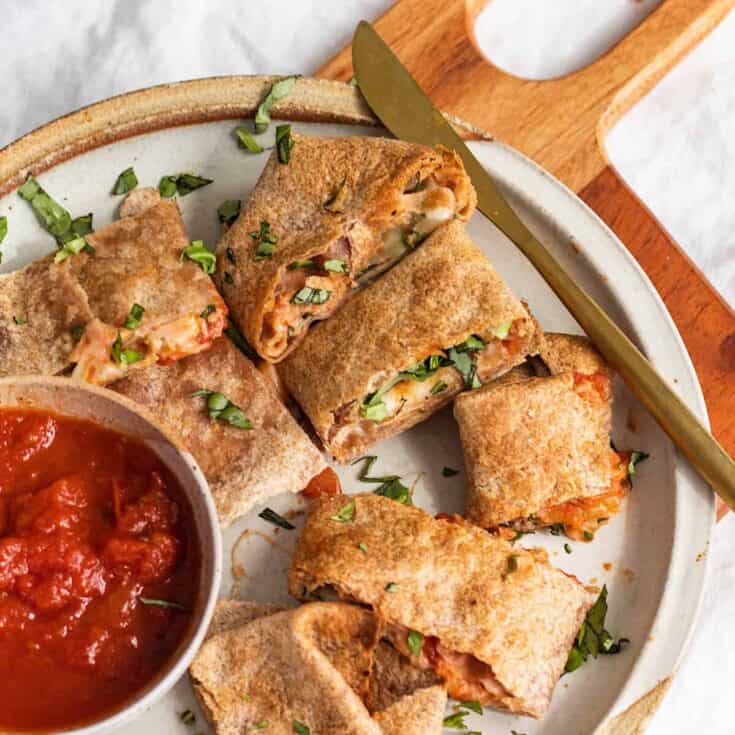 Image for Healthy Tortilla Pizza Rolls