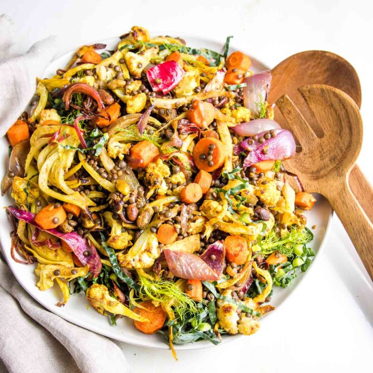 Image for Lentil Salad with Roasted Vegetables