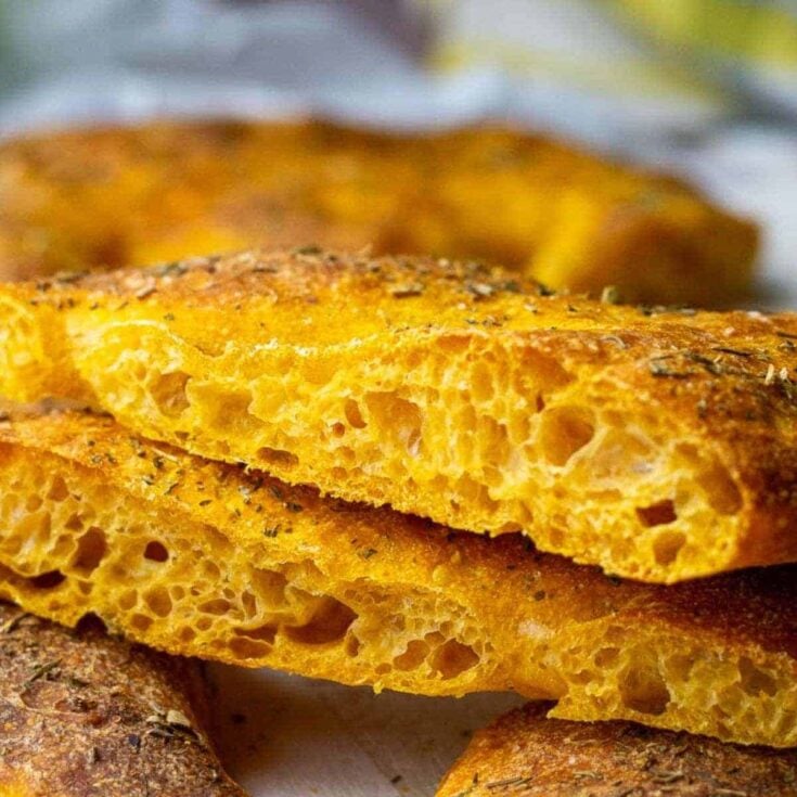 Image for Sourdough Pumpkin Fougasse Bread