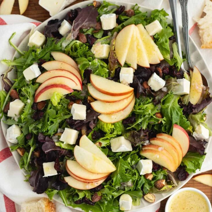 Image for Brie and Apple Salad with Shallot Vinaigrette
