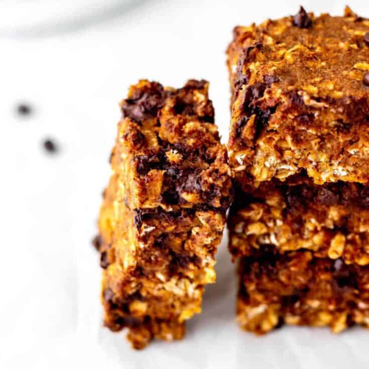 Image for Healthy Banana Pumpkin Oat Bars