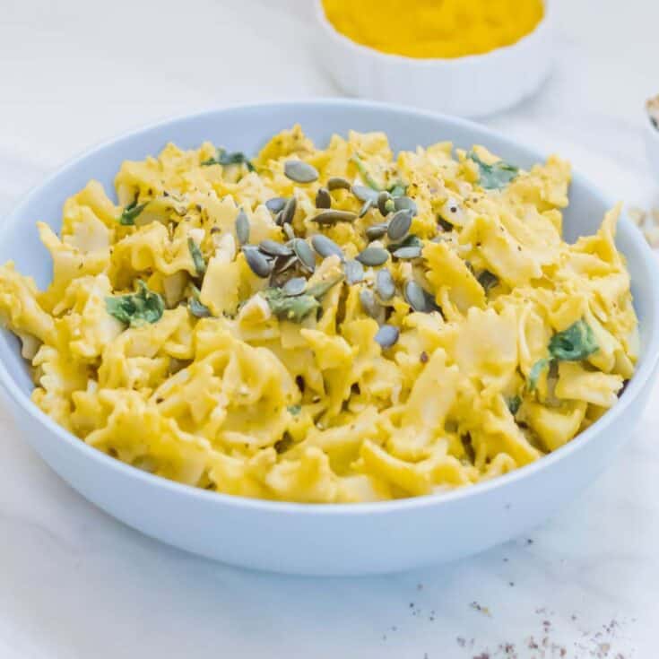Image for Pumpkin Pasta with Spinach and Walnuts