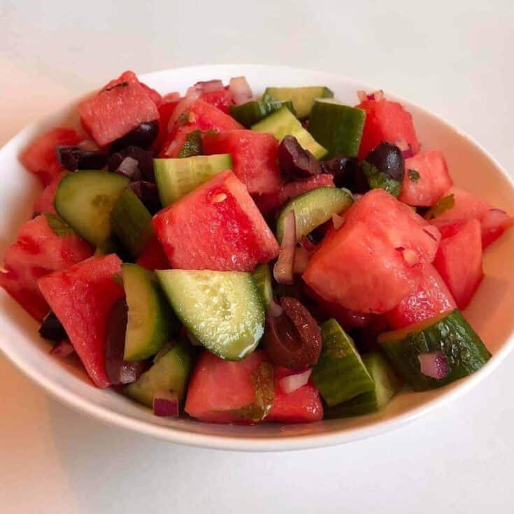 Image for Watermelon Salad with Olives