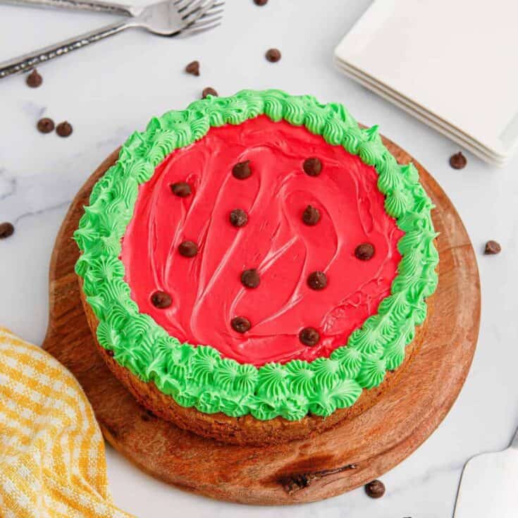 Image for Chocolate Chip Watermelon Cookie Cake