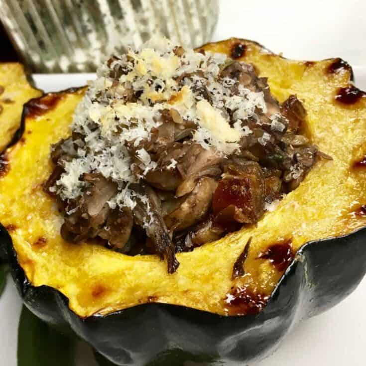 Image for Stuffed Acorn Squash With Mushroom And Pancetta