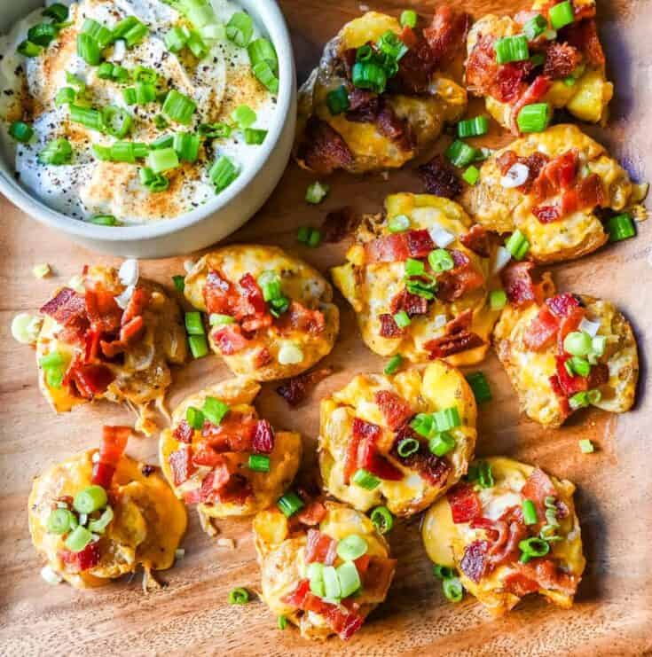Image for Loaded Bacon Cheddar Smashed Potatoes