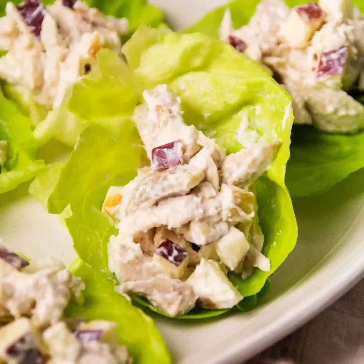 Image for Chicken Apple Salad Lettuce Wraps