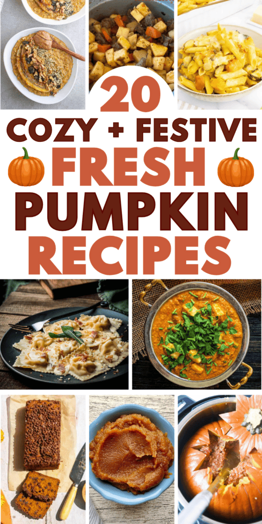20 Unique Fresh Pumpkin Recipes to Celebrate the Season