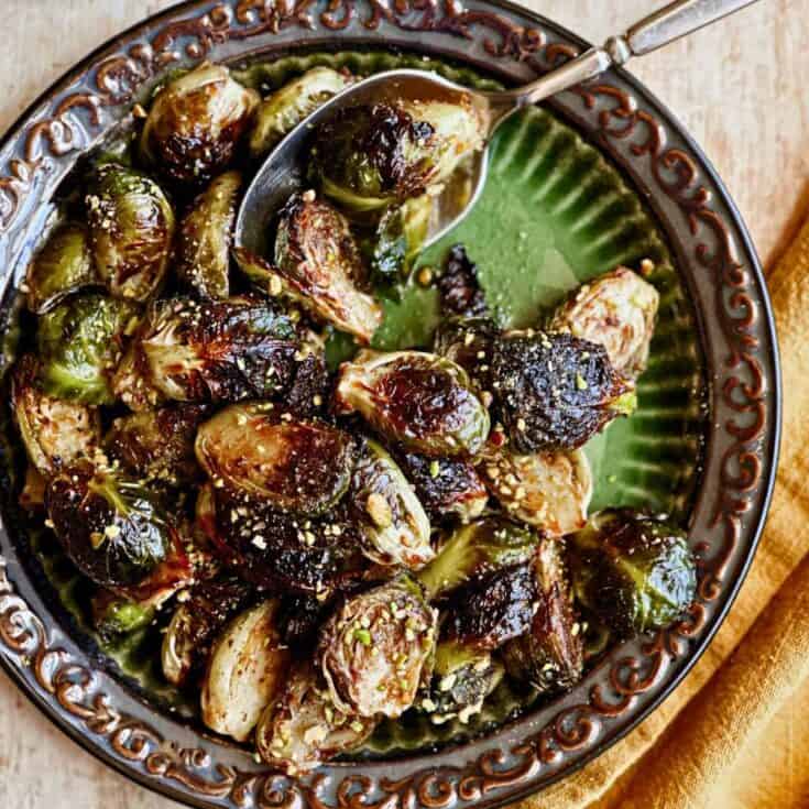 Image for Orange Miso Glazed Brussels Sprouts