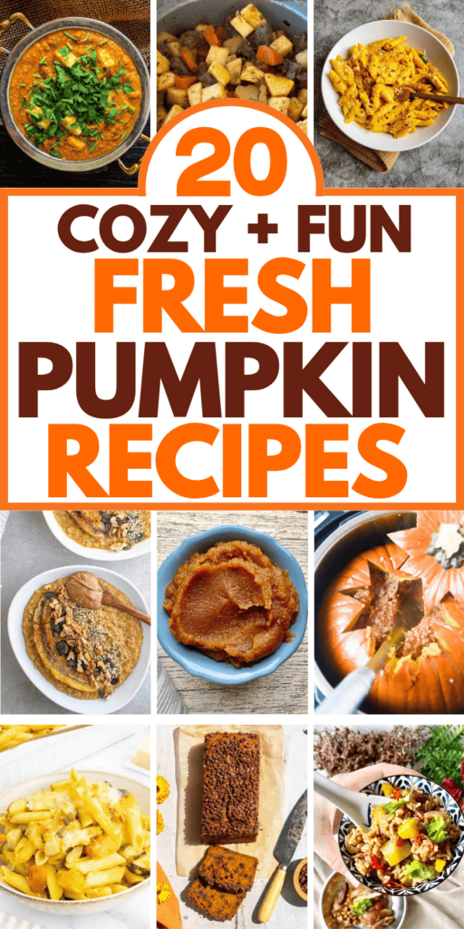 20 Unique Fresh Pumpkin Recipes to Celebrate the Season