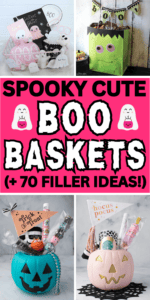 70 Spooky Cute Boo Baskets and Halloween Gift Basket Filler Ideas