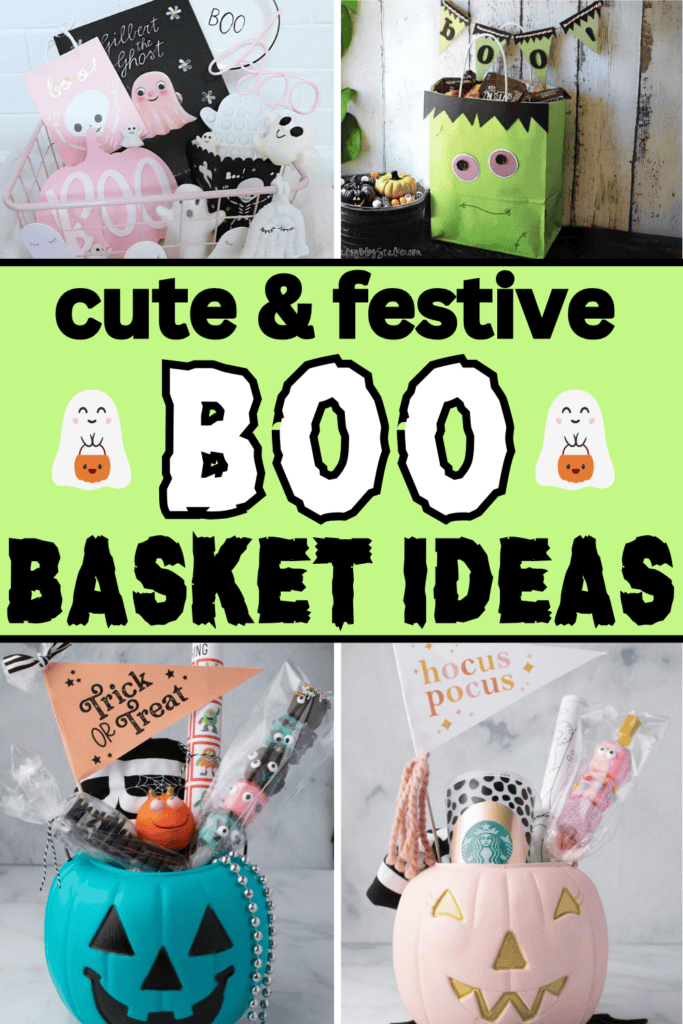 70 Spooky Cute Boo Baskets and Halloween Gift Basket Filler Ideas