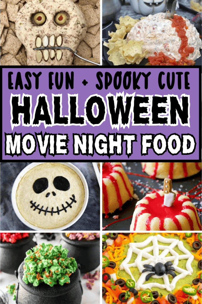 65 Fun Halloween Movie Night Party Food Ideas (from cute to creepy!)